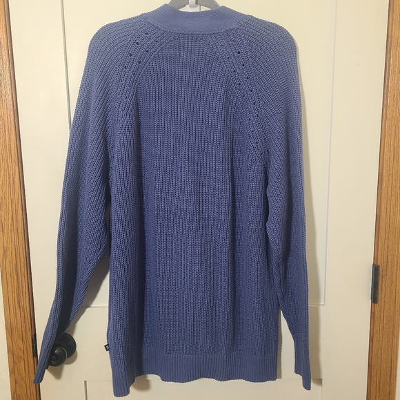 NWOT GAP Blue XXL Cardigan - Picture 3 of 4